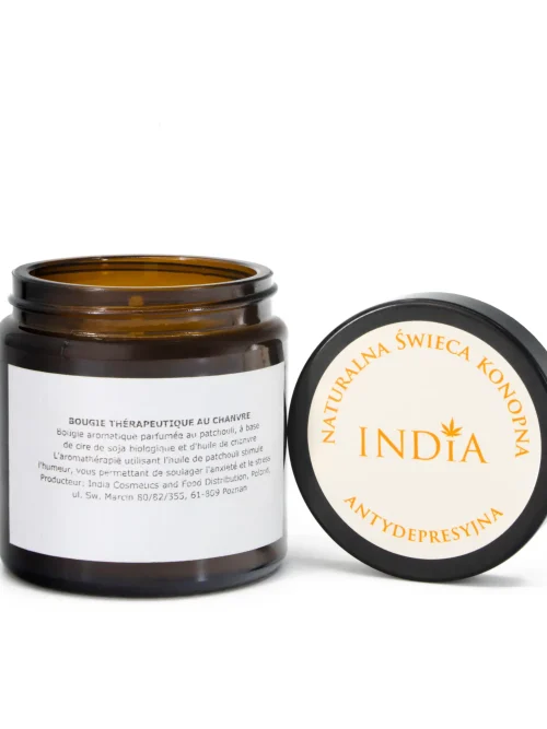 India Bougie therapeutique au chanvre India Bougie thérapeutique au chanvre
