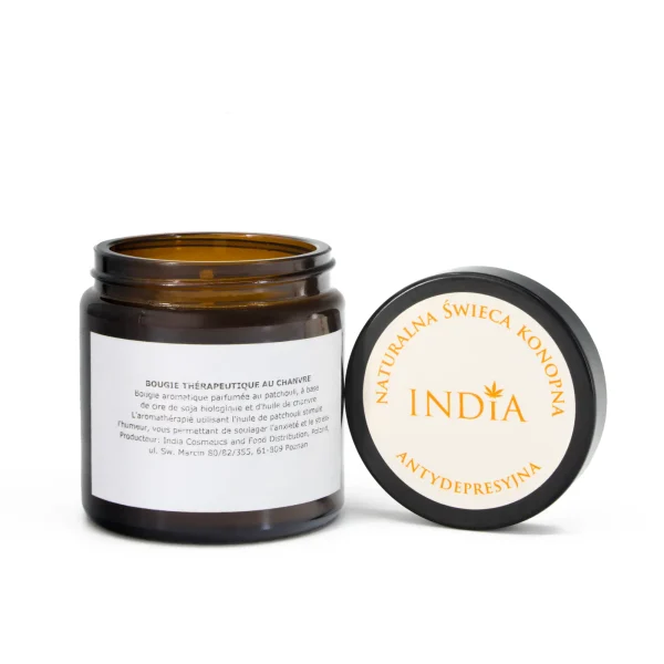 India Bougie thérapeutique au chanvre