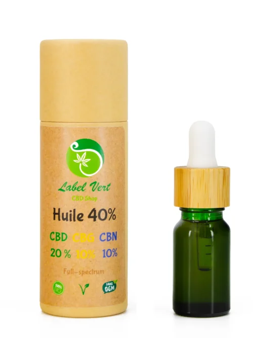 huile 40_ full spectrum 20_CBD 10_CBG 10_CBN huile 40% full spectrum 20%CBD 10%CBG 10%CBN
