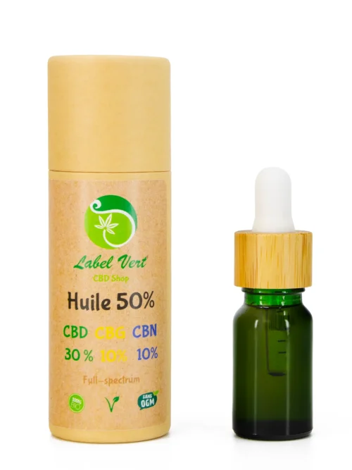 huile 50_ full spectrum 30_CBD 10_CBG 10_CBN huile 50% full spectrum 30%CBD 10%CBG 10%CBN